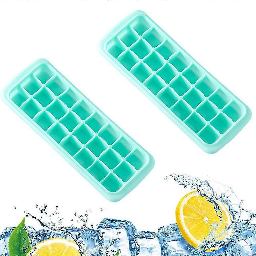 Ice Cube Trays,Ice Cube Molds with Lid,Ice Trays Stackable