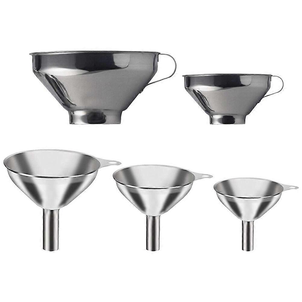 5Pcs Small Funnels for Filling Bottles Containers Liquid Practical Small Funnels