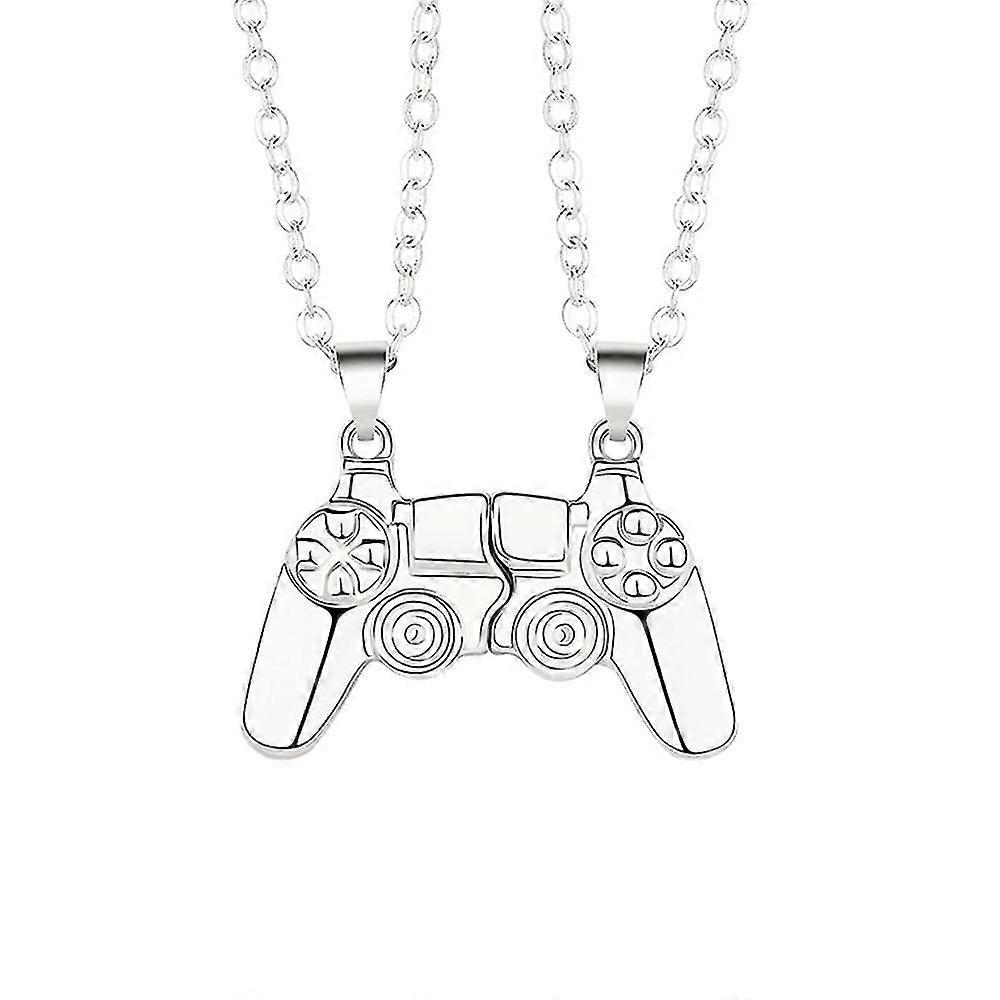 Magnetic Game Controller Necklace Couples Chain Pendant Gifts