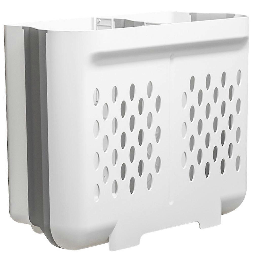 Laundry Basket Wall Mount Dirty Clothes Container Sundries Organizer Foldable Laundry Basket