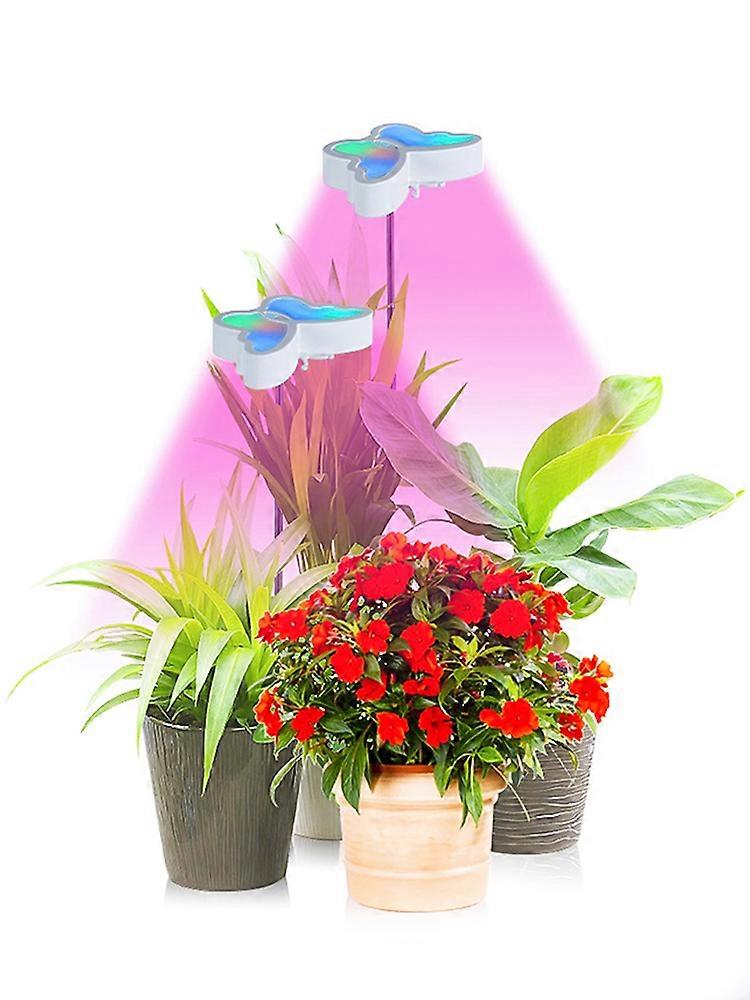 2023 New Hot USB Full Spectrum Colorful Butterfly LED Plant Light for Indoor Plants, Succulents, Cycle Timer and Adjustable Brightness