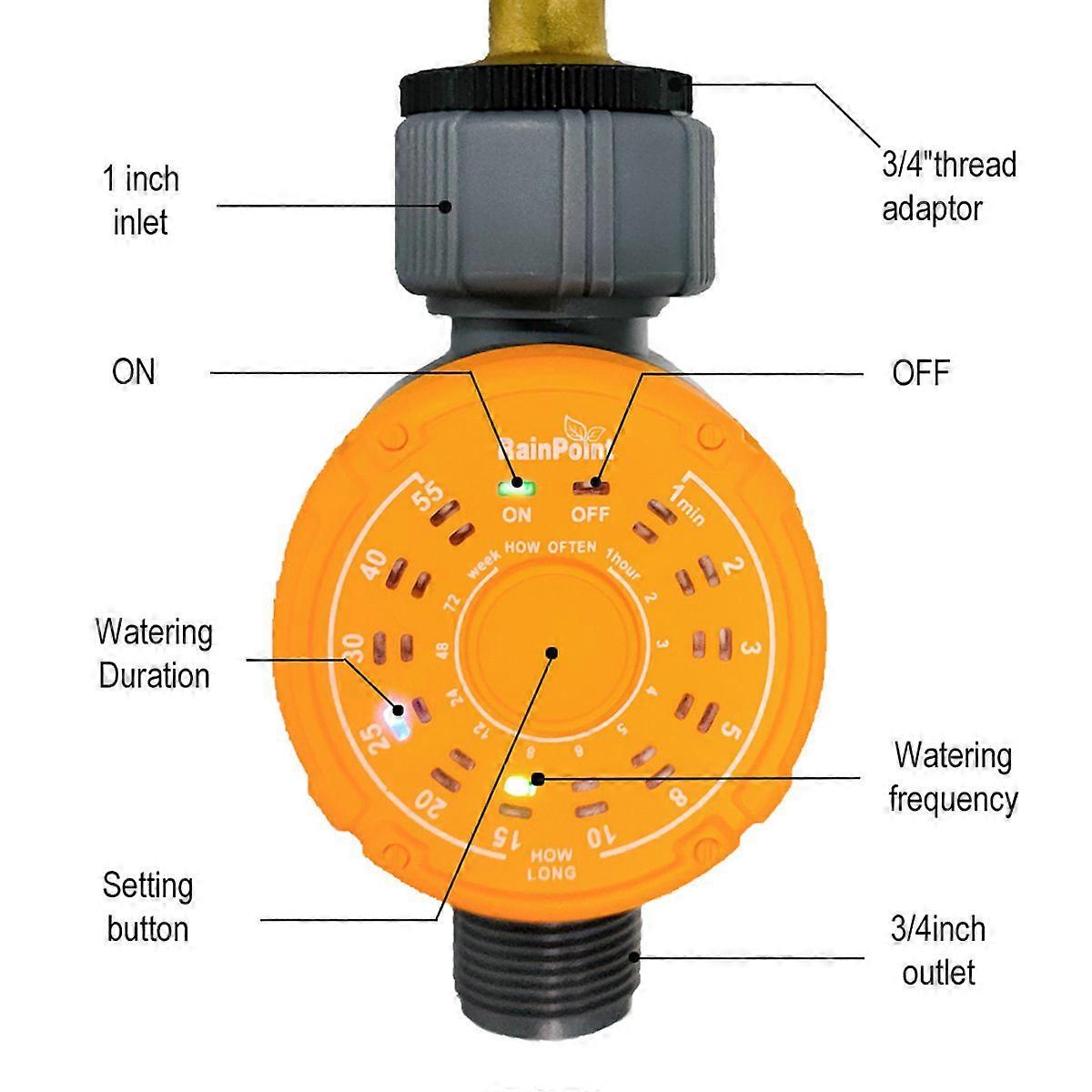 Dripper / Irrigation Hydroponics Grow Irrigation Timer Controller System Garden Watering Timer Water Timer Gravity Fed System