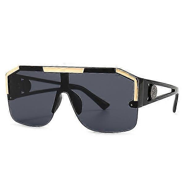 Mode Luxus Oversized Square Sonnenbrille für Männer [schwarz]