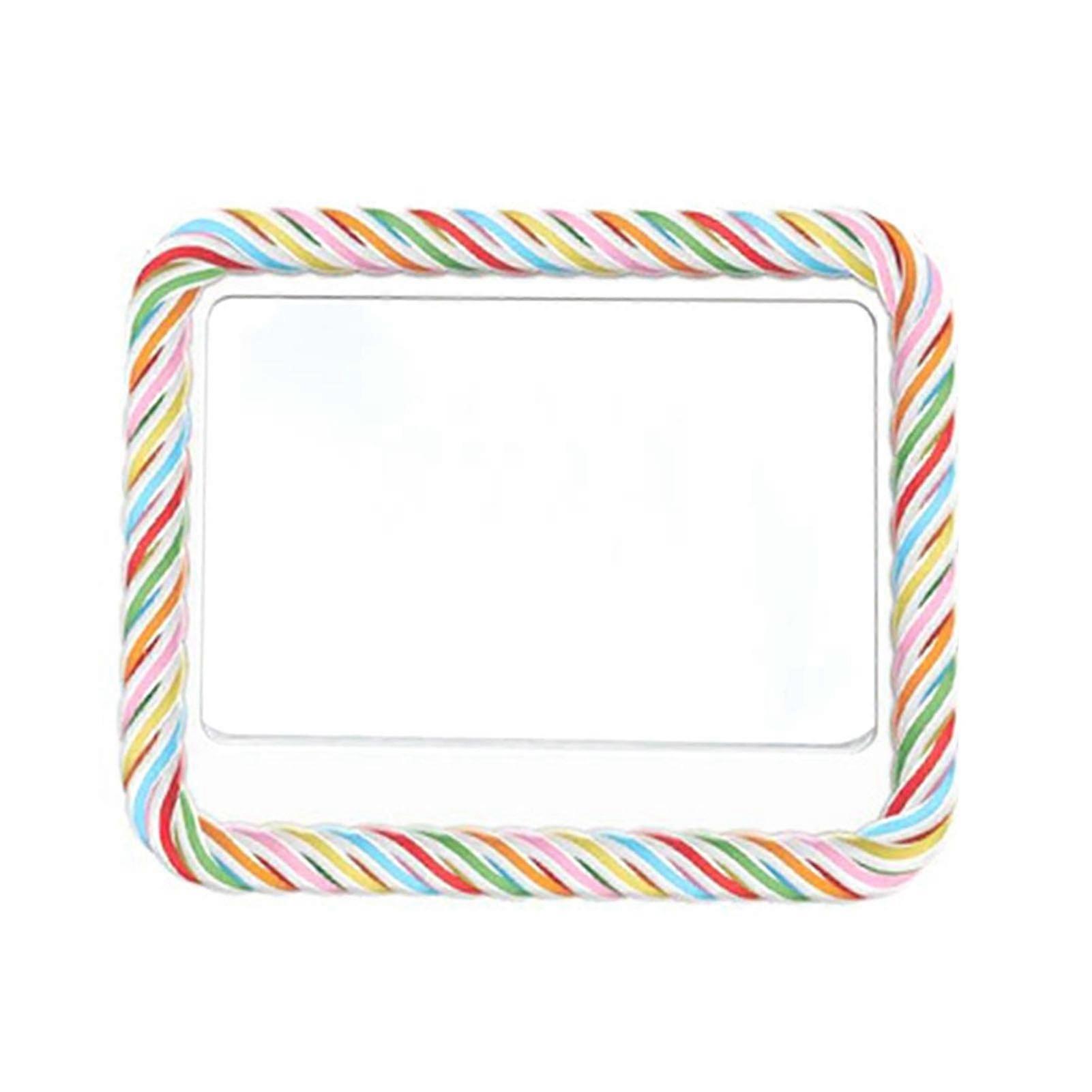 Ultra-Bright Full Page Magnifier with LED Light Glare-Free Compact Size Portable Battery Powered Reading Light Magnifying Glass