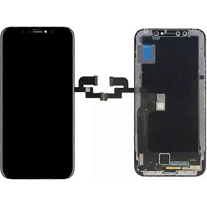 vhodné pro Ecran iPhone X Noir LCD + Vitre Tactile Sur Chassis - AAA
