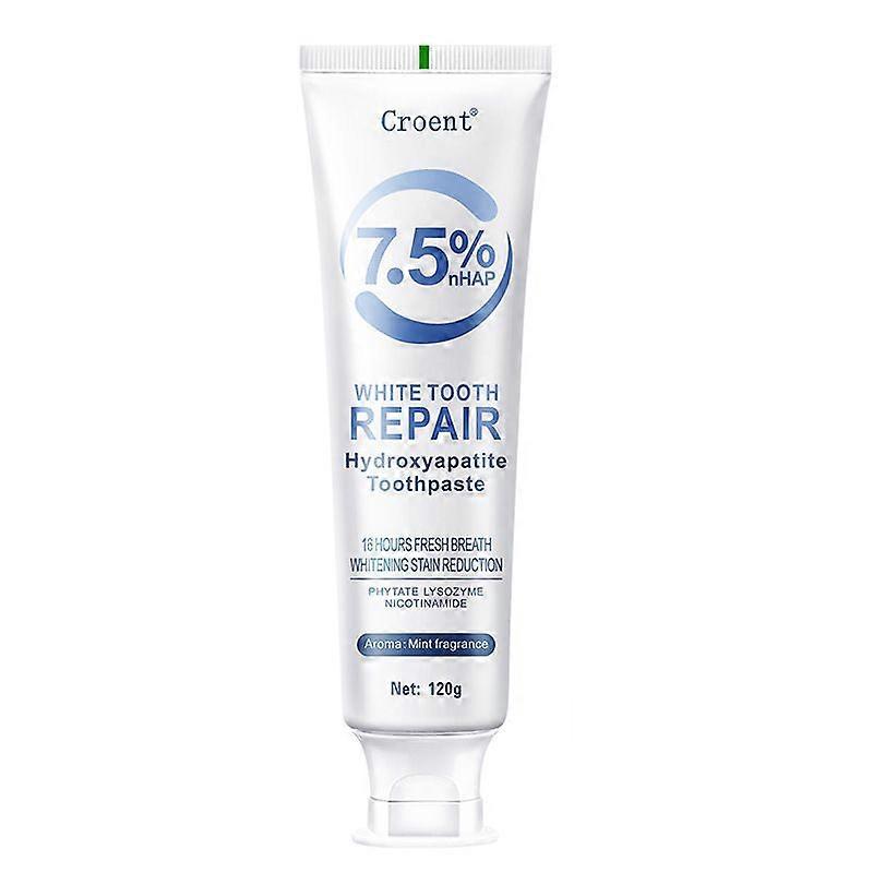 Hydroxyapatite Toothpaste for Advanced Enamel Protection, Fluoride-Free Toothpaste for Sensitive Teeth, Gentle and Effective