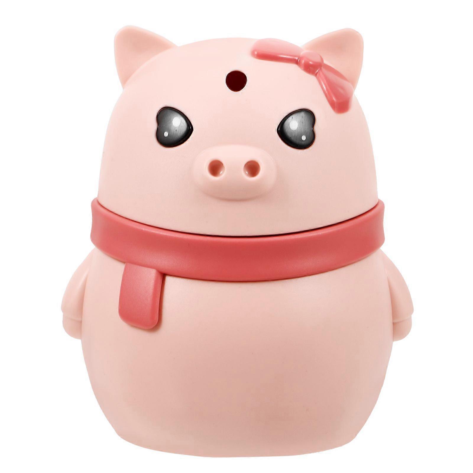 1pc Pig Shape Toothpick Holder Toothpick Storage Box Plastic Toothpick Holder
