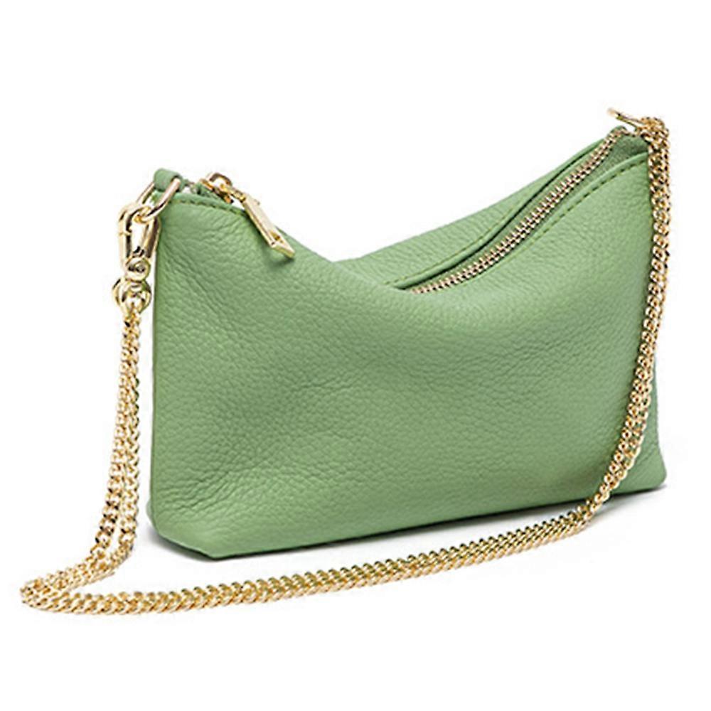 Typ E 9632 Damen Reißverschluss Knödeltasche Handtasche Top Layer Rindsleder Crossbody Umhängetasche