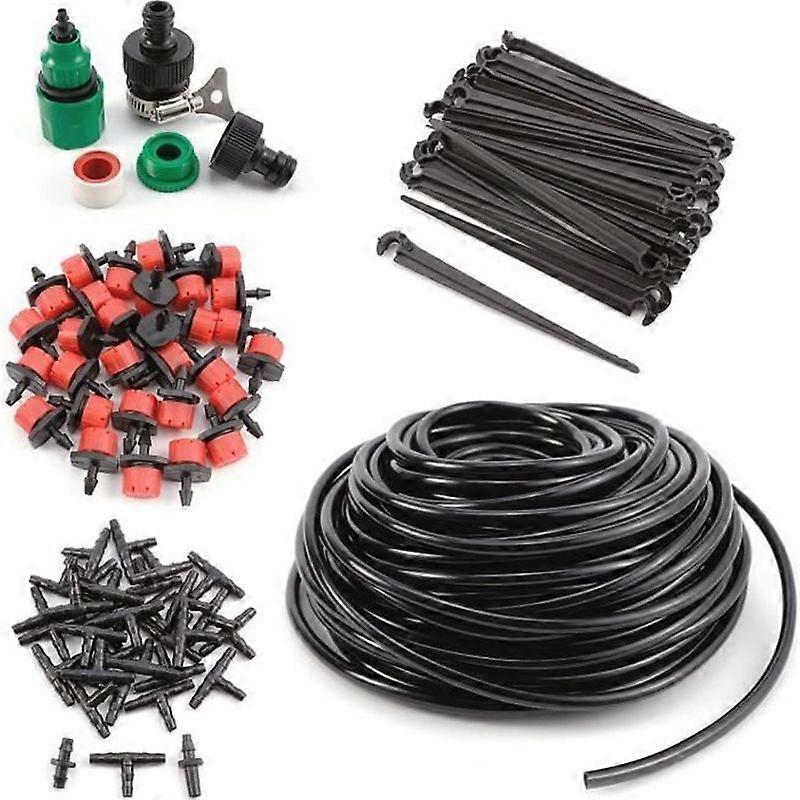 SELF-WATERING PLANT IRRIGATION HOSE KIT ADJUSTABLE GARDEN SYSTEM