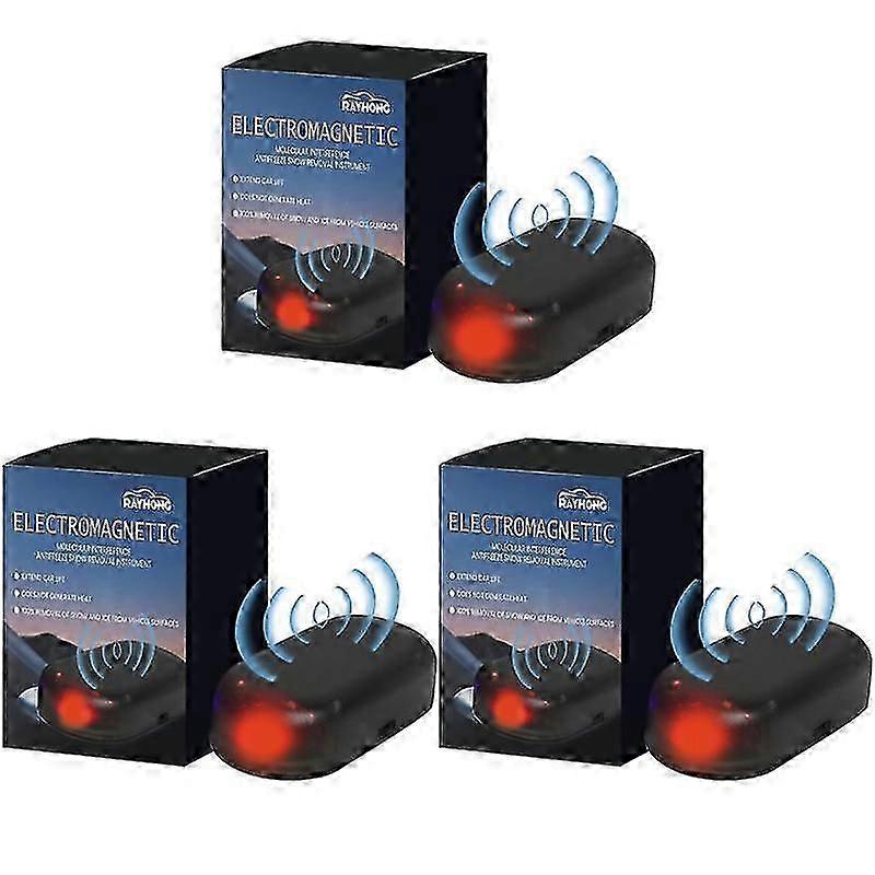 2 قطعة التداخل الجزيئي الكهرومغناطيسي أداة إزالة الثلج المضادة للتجمد ، أداة إزالة الجليد الجزيئي للميكروويف للمركبة