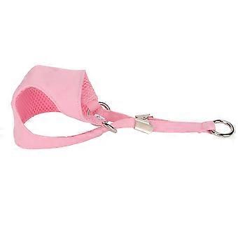 Pet Harness Adjustable Breathable Lightweight Safe Padded Dogs Vest for Puppy CatsPink S