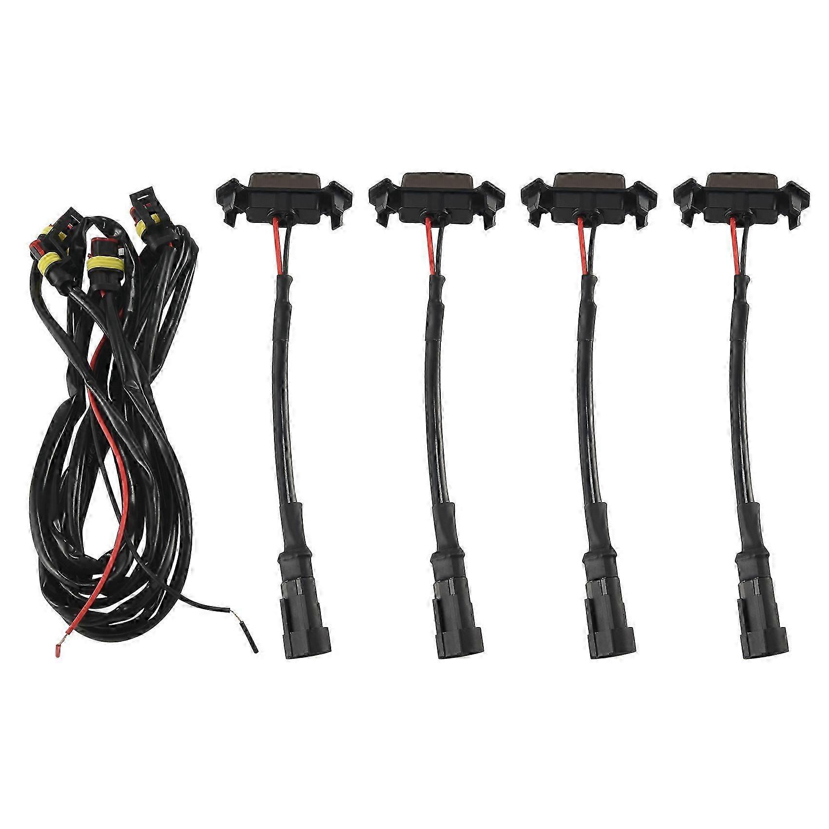 Smoked Front Grille LED Lights Kit Compatible with 16-Up W/ Pro Grill