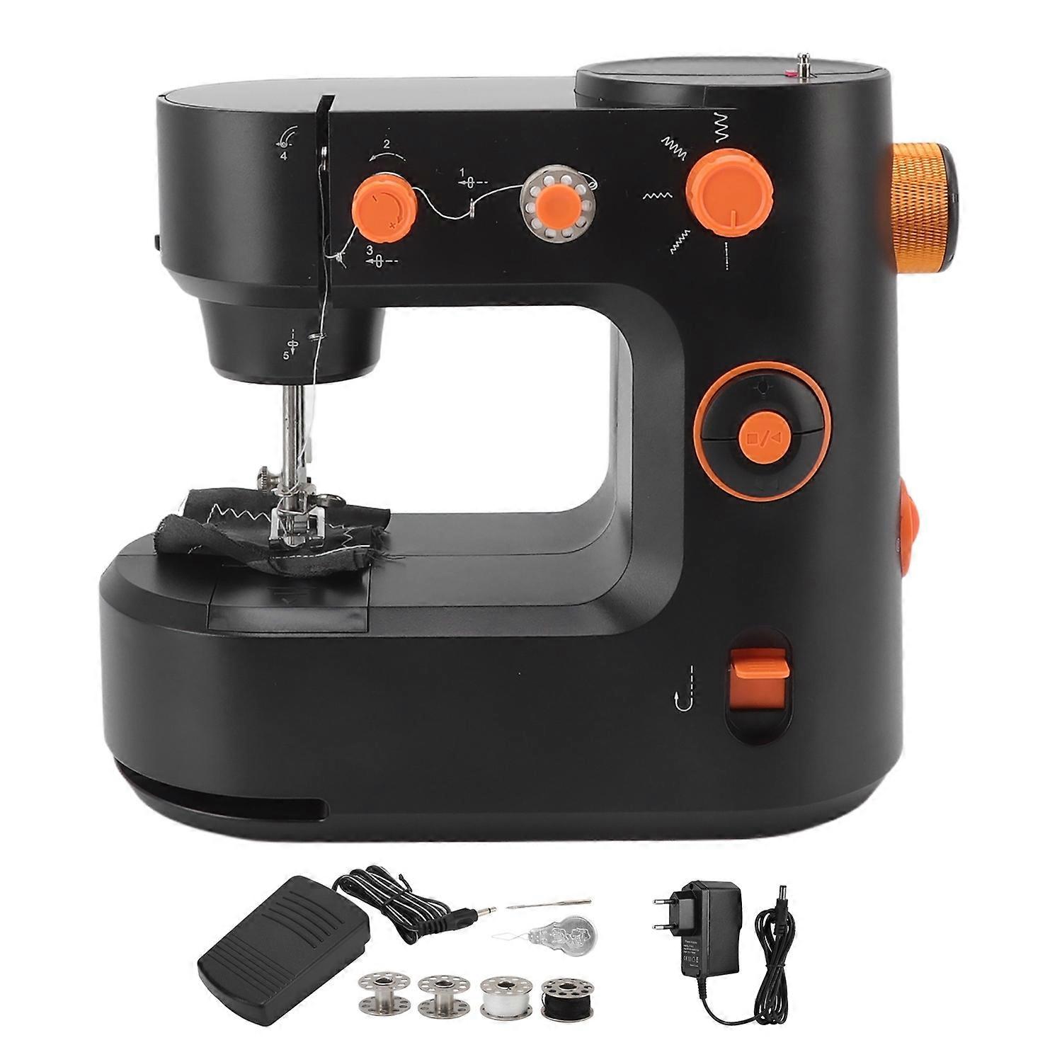 Sewing Machine Portable Small Multifunctional Household Sewing Machine 100‑240V for Beginner Family