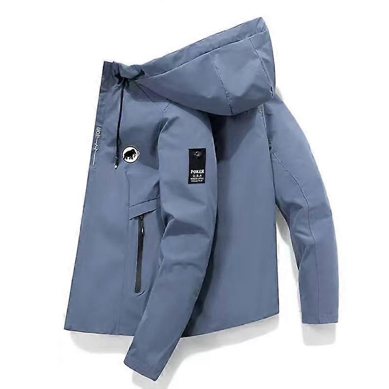 Spring And Autumn Brand Men's Windproof Zipper Jacket Casual High Quality Hooded Baseball Jacket Outdoor Sports Jacket