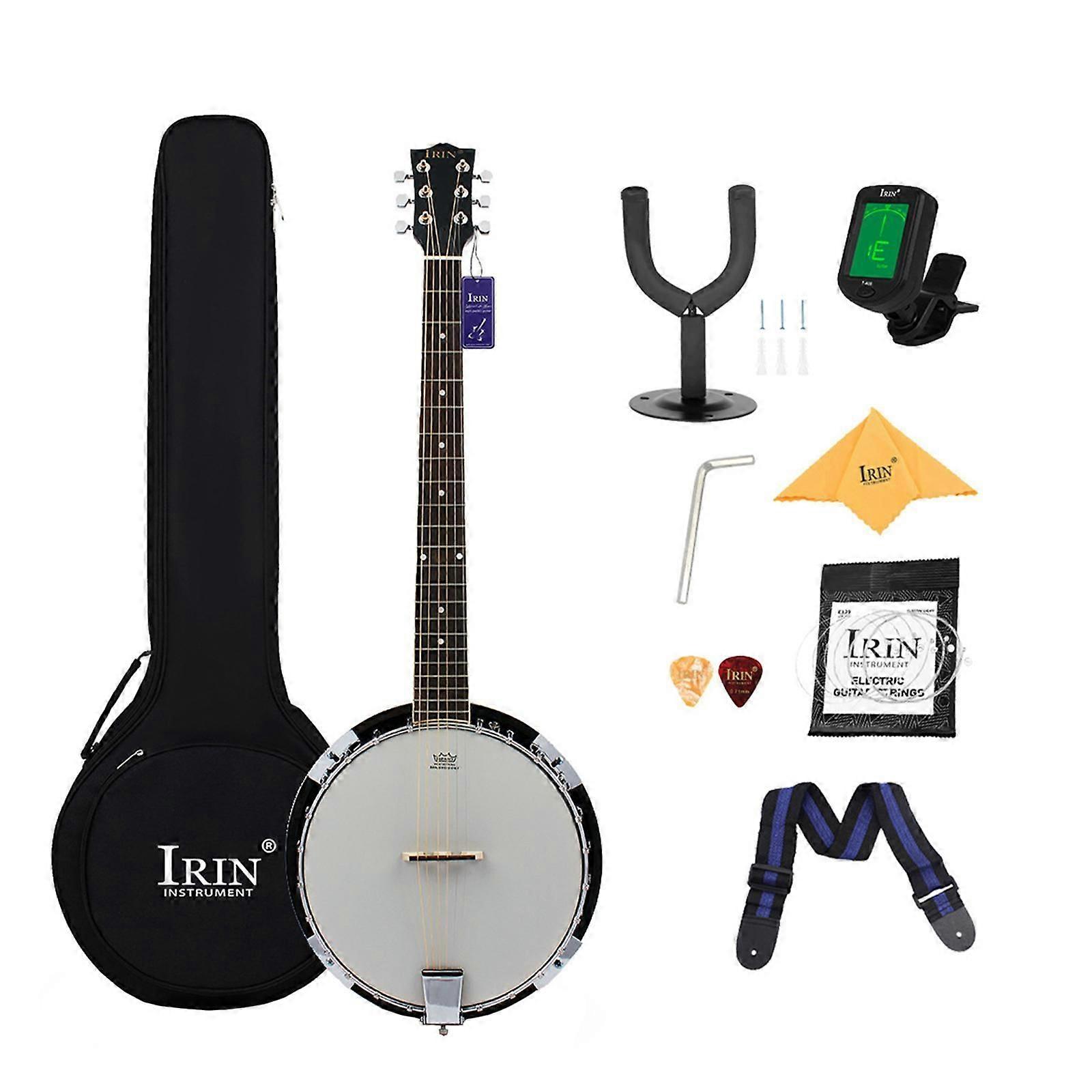 Banjo Instrument Pick Stringed Musical Instrument for Show Practice Beginner