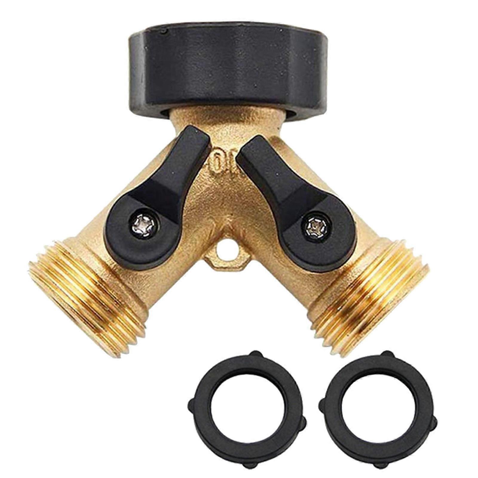 All Copper Garden Two-way Two-way Split Two Y-type Water Separator Brass Hose Joint