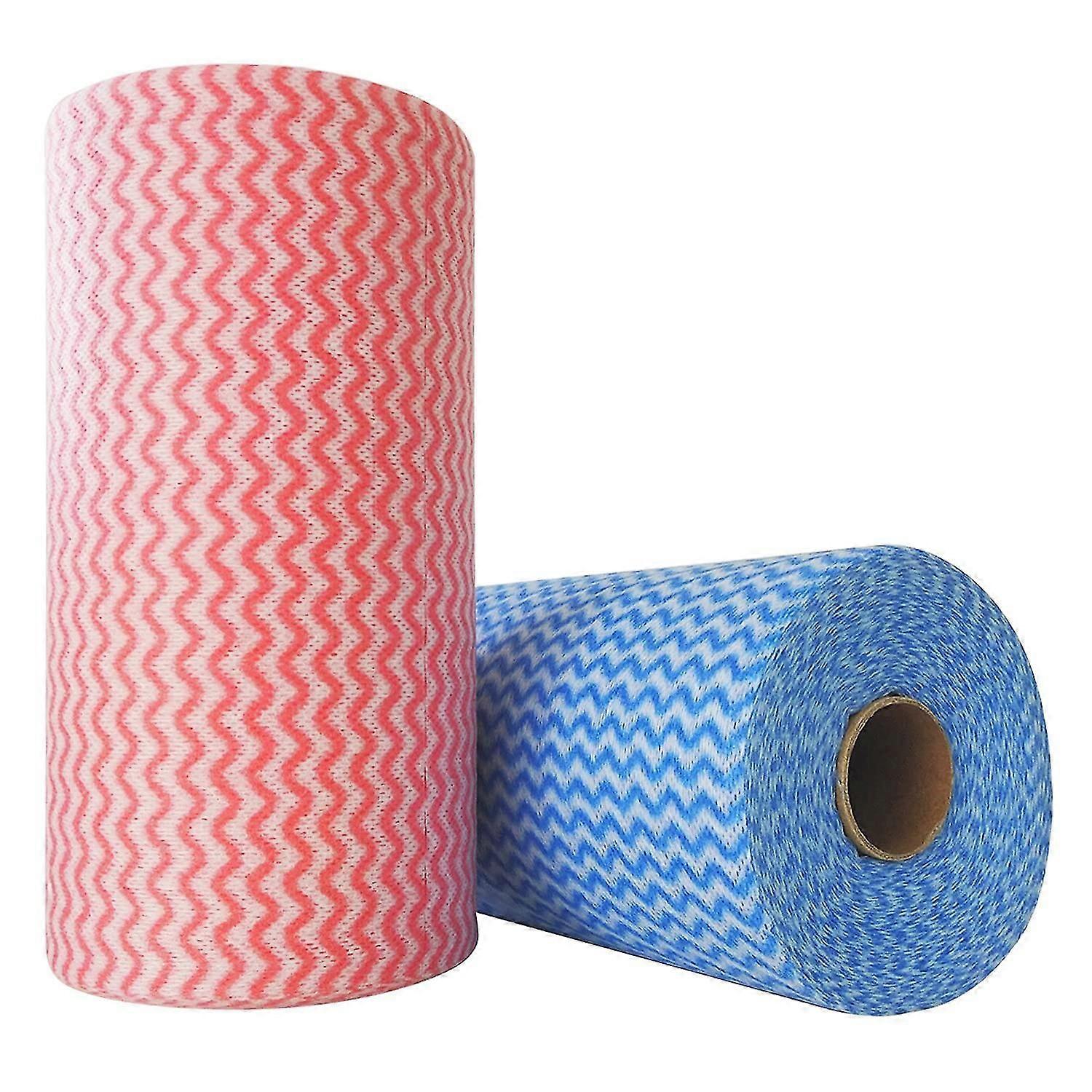 Cloth Rolls, Reusable Cleaning Cloths,2 Rolls 100 Sheets