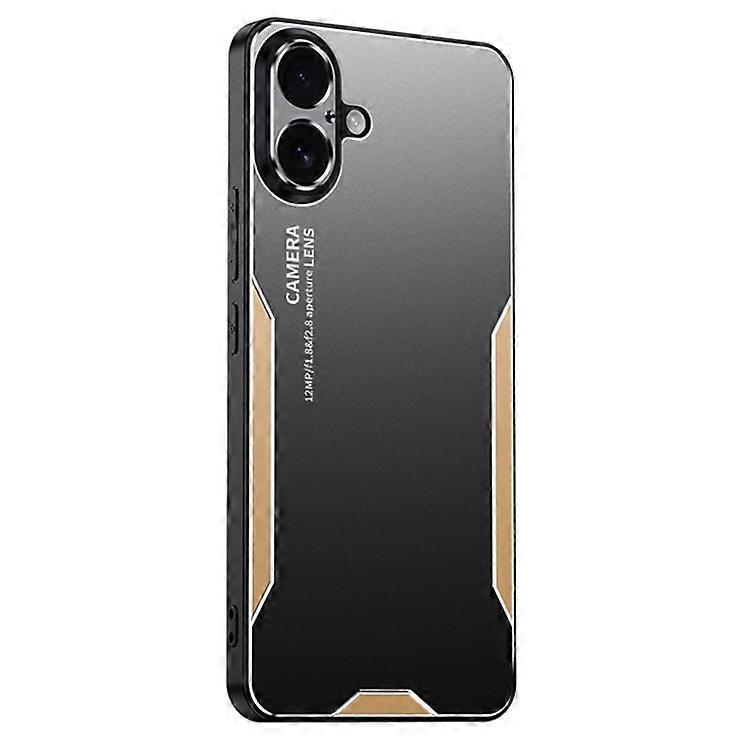 Compatible For iPhone 16 Phone Case Aluminium Alloy+TPU+PC Back Cover
