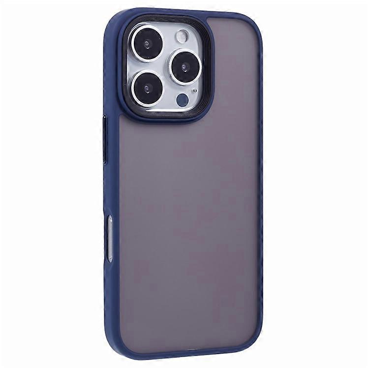 Compatible For iPhone 16 Pro Max Case PC+TPU  Frosted Translucent Back Phone Cover