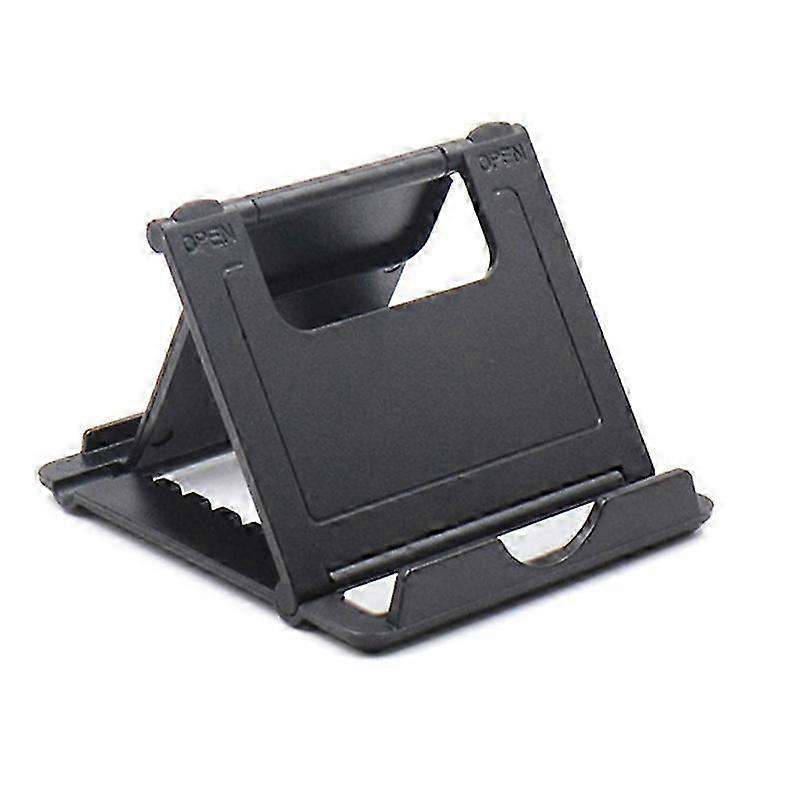 Tablet Stand Desktop Support Portable Double Folding Stand Suitable for Tablet Stand Black
