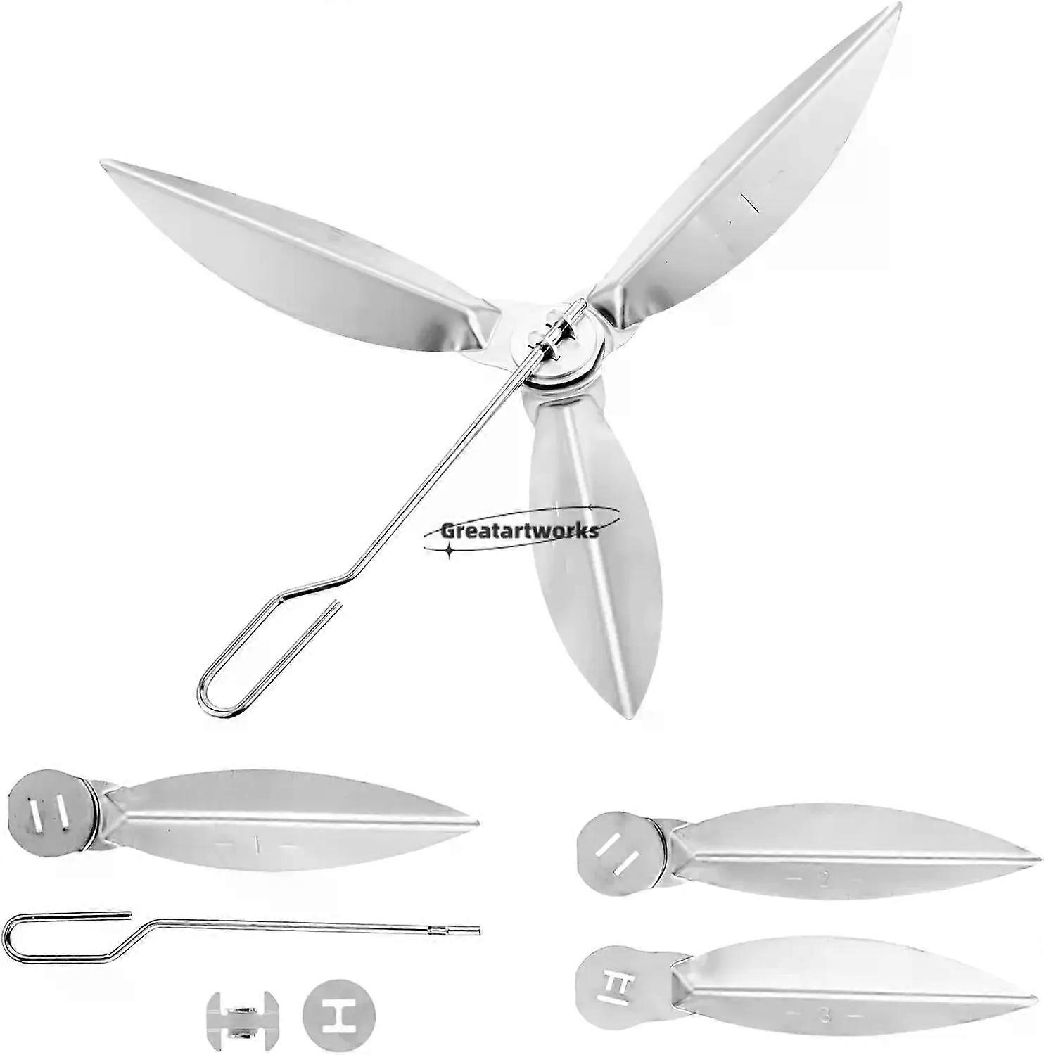 thumbnail image 2 of 22-1/2-Inch Weber Grill One-Touch Cleaning System Kit – Replacement Parts – 3 Blades, Lever, Hardware 2 of 6