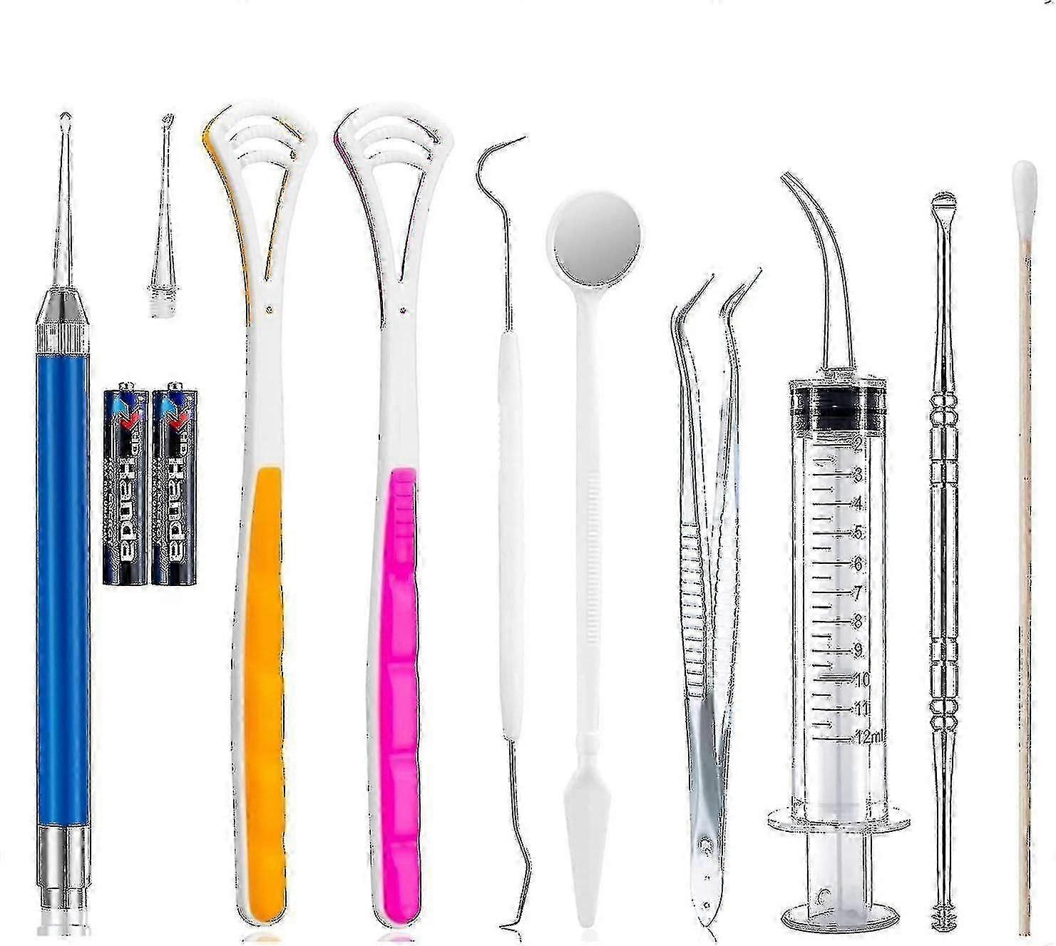 Tonsil Cleaning Tools Set - Professional Kit For Tonsil Stone Removal-Yvan