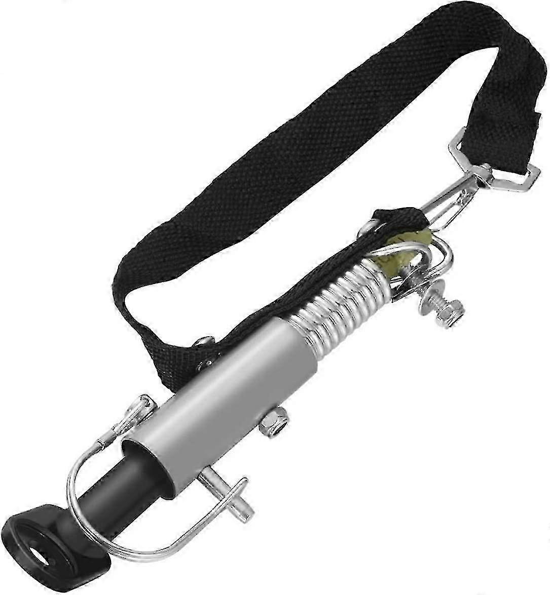 Universal Quick-Release Steel Bike Trailer Hitch Adapter - Silver (1pc)