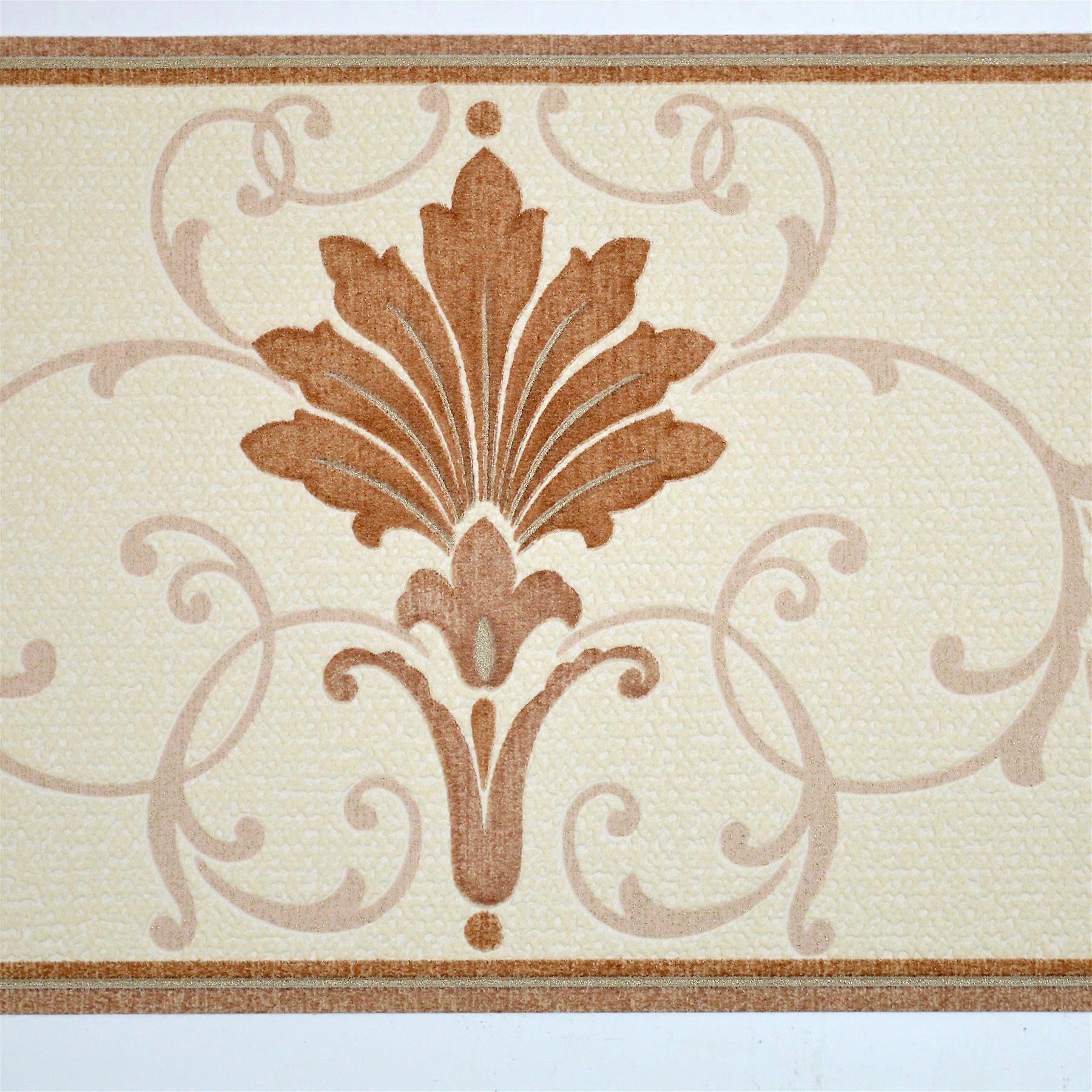 Arthouse Opera Henley Border Chocla Wallpaper