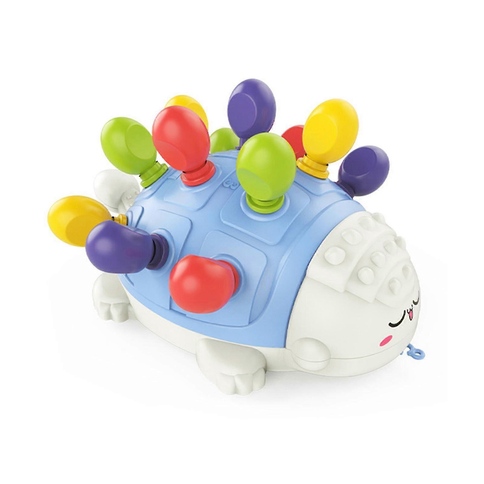 Toddler Toy Hedgehog-shaped Bright Color Fine Motor Skills Training Counting Sorting Baby Educational Learning Toy