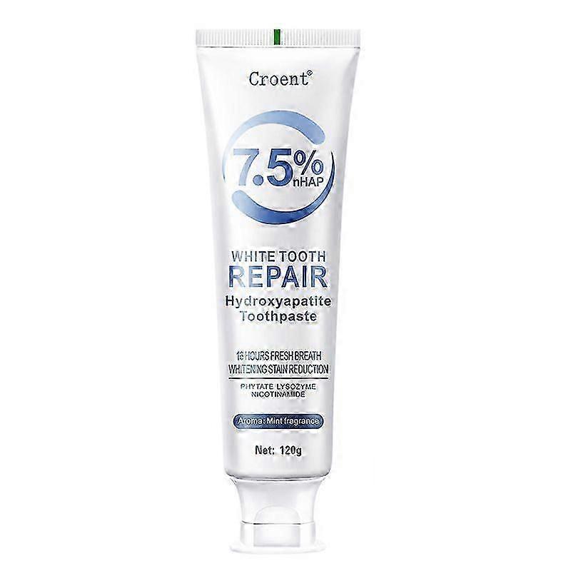 Hydroxyapatite Toothpastes for Enamel Protection and Tooth Strengthening, Fluoride-Free Toothpaste for Sensitive Teeth Daily Protection,Gentle and Eff