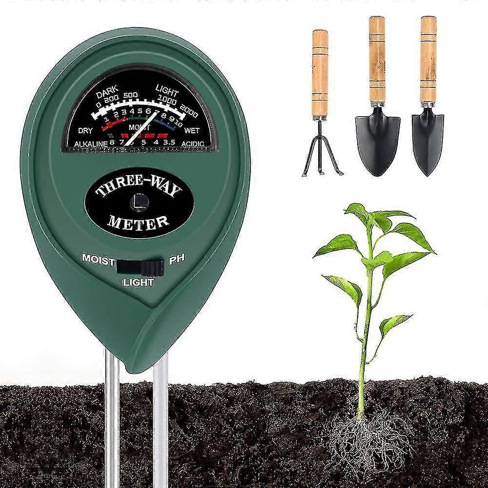 3 In 1 Soil Moisture Meter Ph Moisture Light Tester