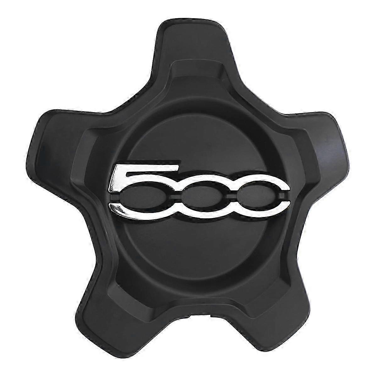 כיסוי כובע מרכזי גלגל לרכב תואם ל-500X 2016-2022 6AN68LXHAA כיסוי אבק אביזרי רכב Blac