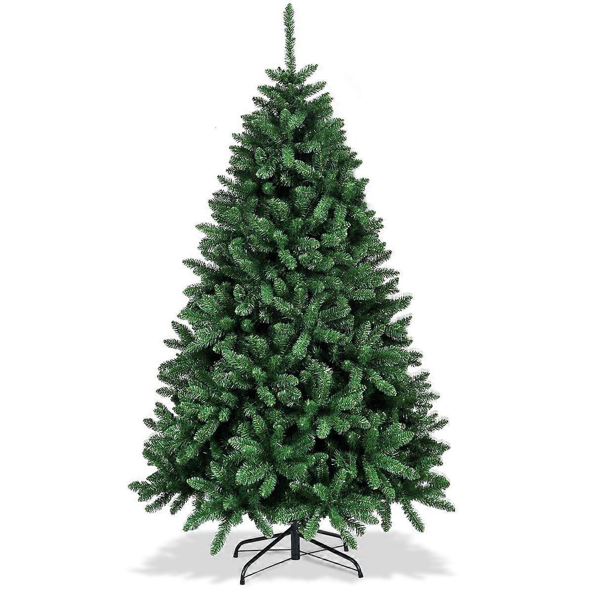 Christmas Tree 183 cm Artificial Christmas Tree with Foldable Metal Stand