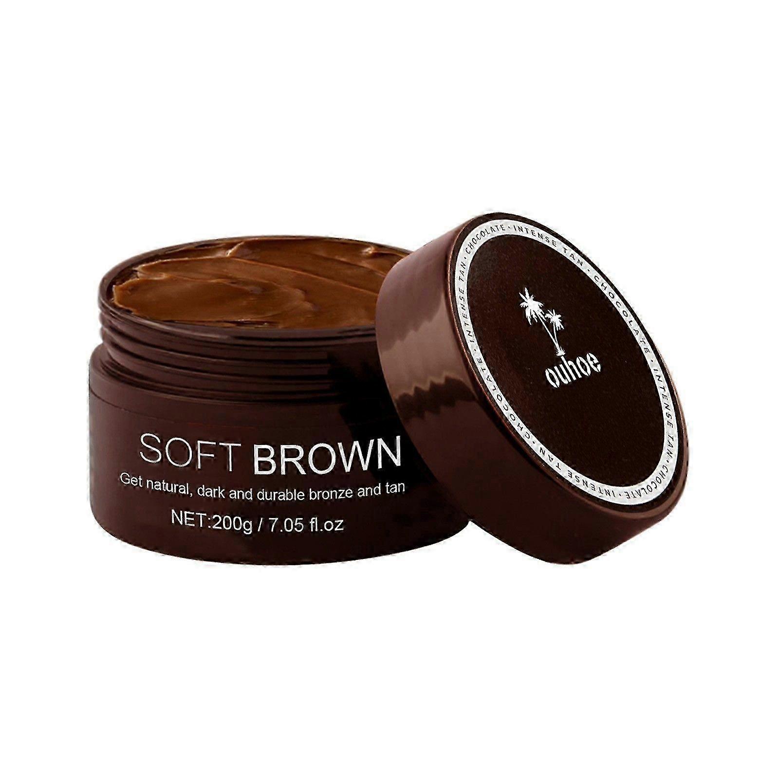 Tanning Cream, Accelerated Tanning Cream, Soft Brown, Get Natural, Dark and Durable Bronze and Tan, Moisturizing Skin, 200g