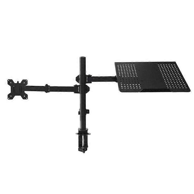 Dual Purpose Computer Lift Rotatable Dual Screen Bracket