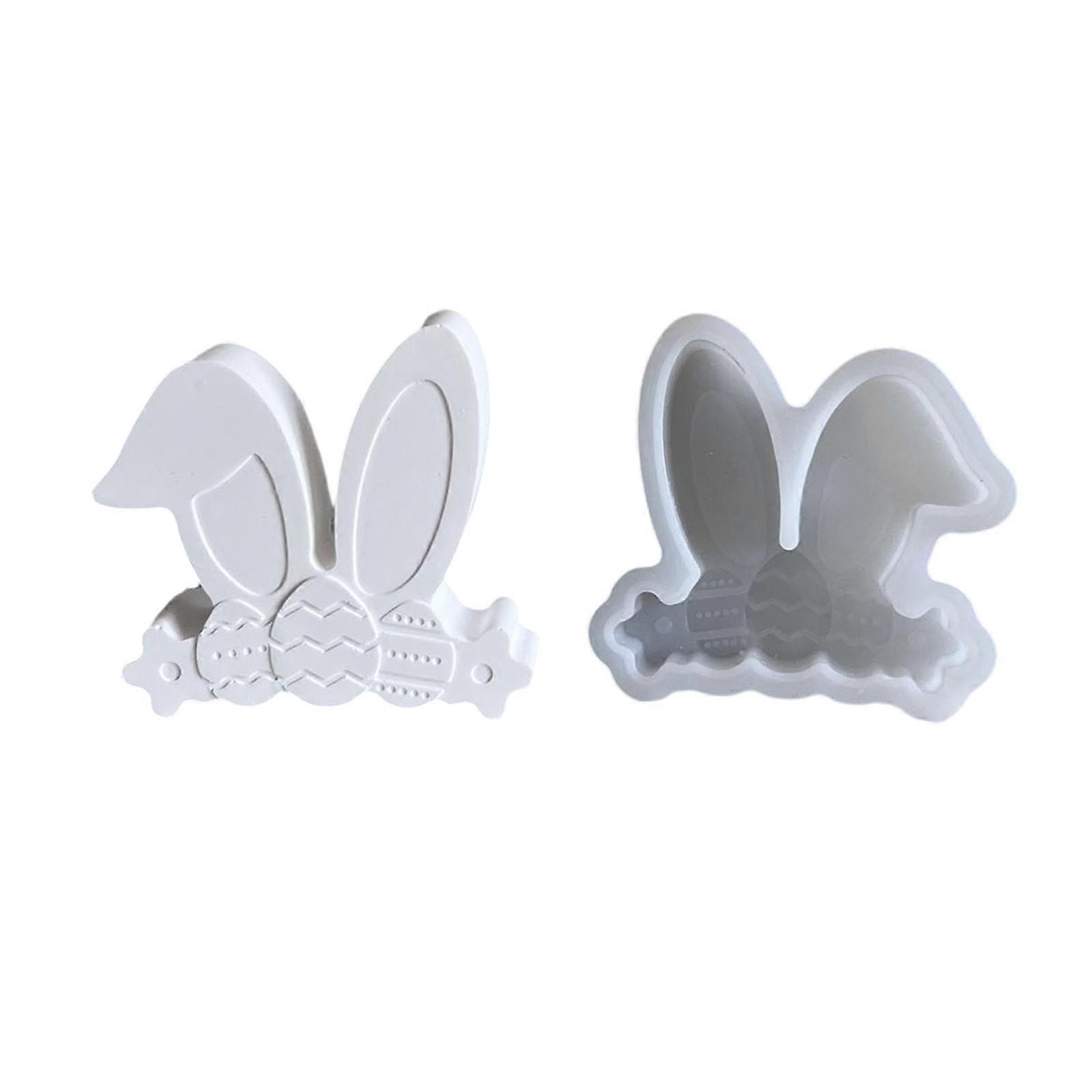 High Quality Silicone Rabbit Ears Mold Versatile Silicone Rabbit Ears Car Decoration Mold Perfect For Festive Occasions
