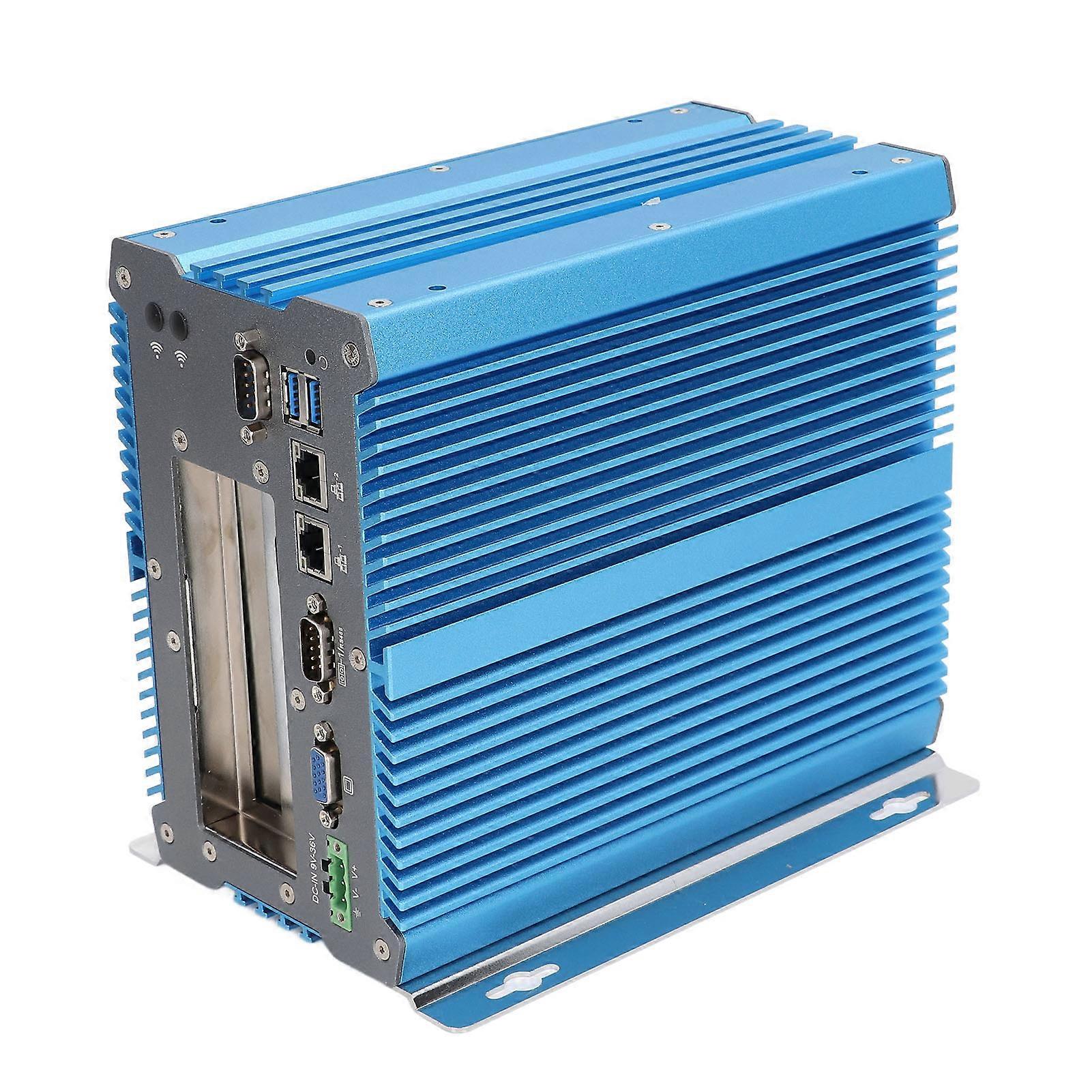 Intel Core i5 7200U كمبيوتر صناعي صغير بدون مروحة ، علبة معدنية ، منفذ USB ، قابس 100-240 فولت في المملكة المتحدة