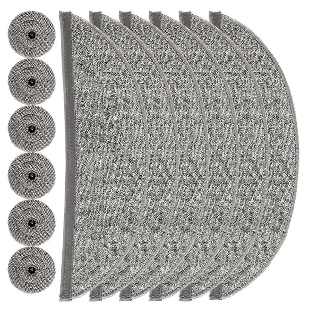 12PCS Mop Pads Refills for S8 MaxV Ultra / S8 Max Ultra