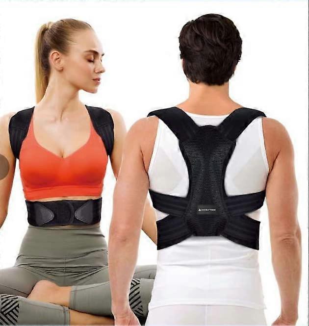 Posture Corrector With Tech For Posture And Back Pain Relief, Medium Size, Adjustable Straps, Tech-Enabled Support
