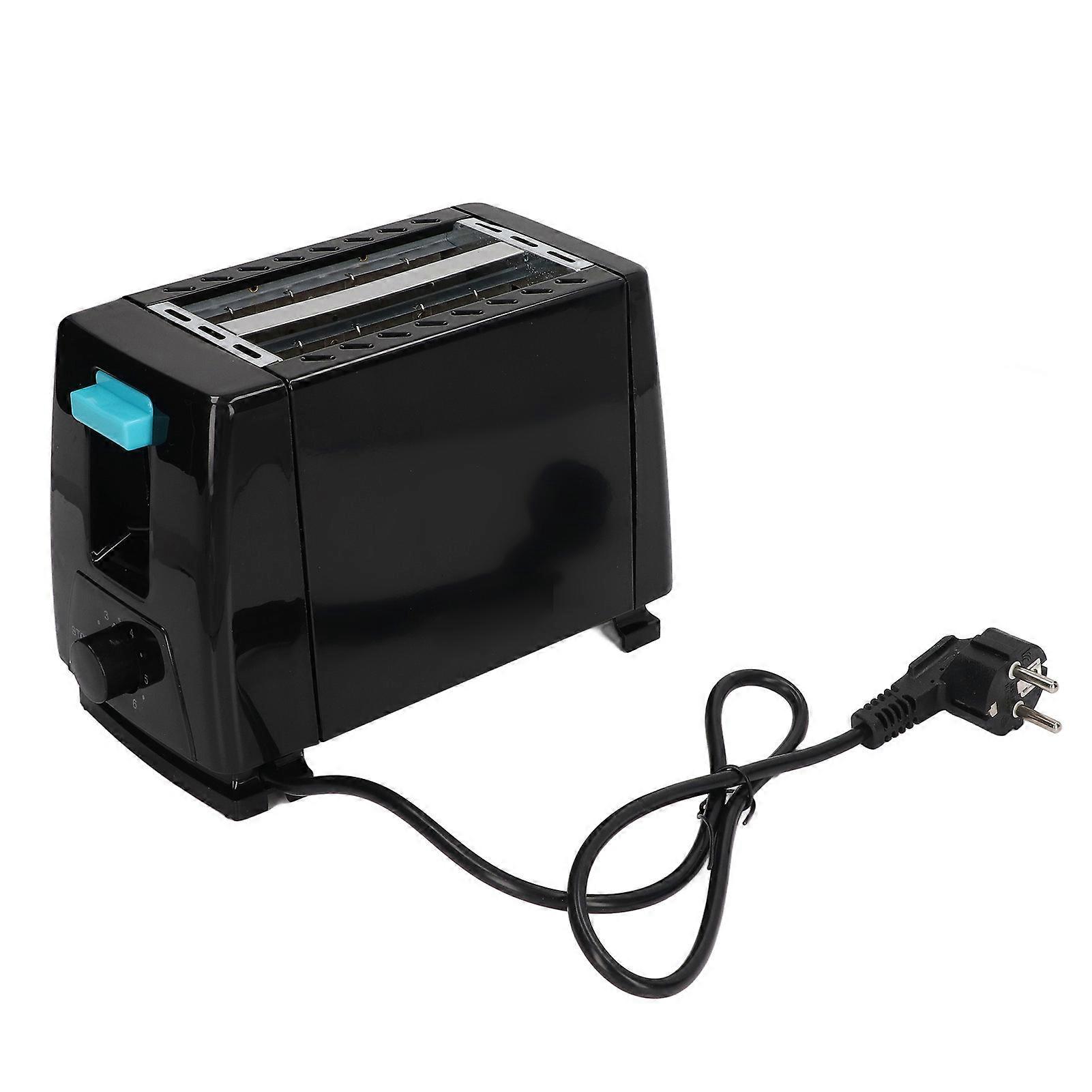 2 Slice Toaster 650W Stainless Steel Fast Heat Conduction 6 Modes Detachable Tray Bread Toaster EU Plug 220V