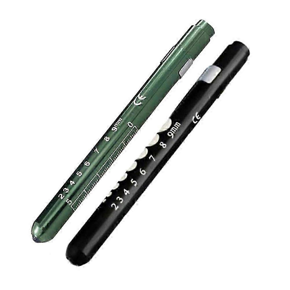 2 PCS Penlights Nurses USB Charging Flashlight LED Flashlight Pocket Flashlight