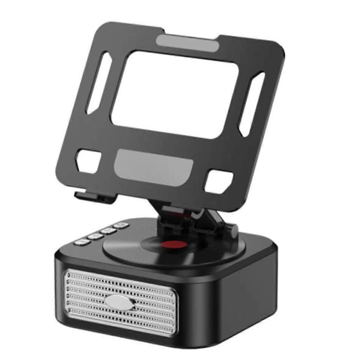 Foldable Desk Tablet Stand Holder Table Smartphone Mount with Wireless Bluetooth Speaker Stereo USB