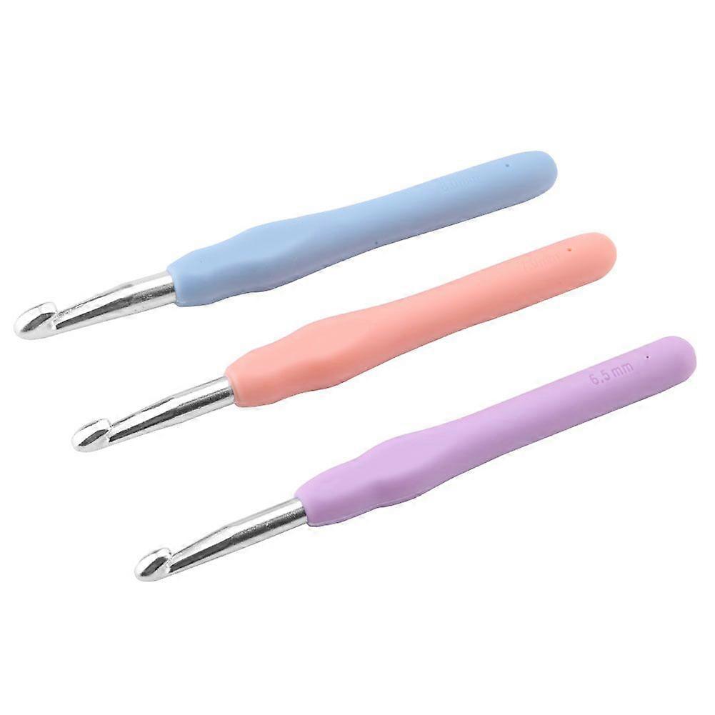 19Pcs Aluminum Handle Crochet Hook Needle Kit for Handcraft Knitting Projects