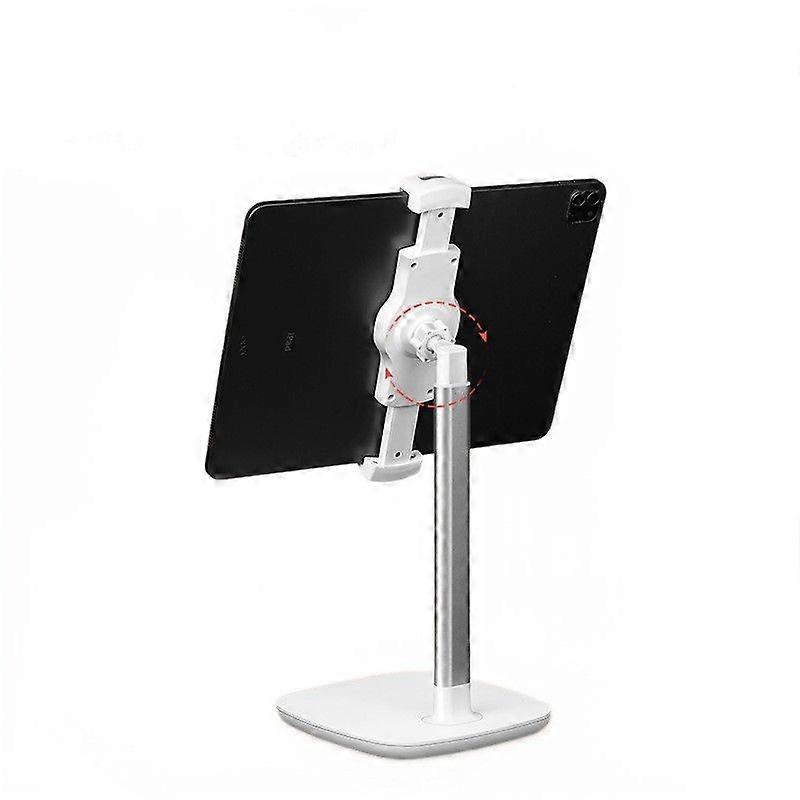 Lifting, telescopic, height-adjustable desktop rotating multi-functional mobile phone and tablet support stand (1 piece)