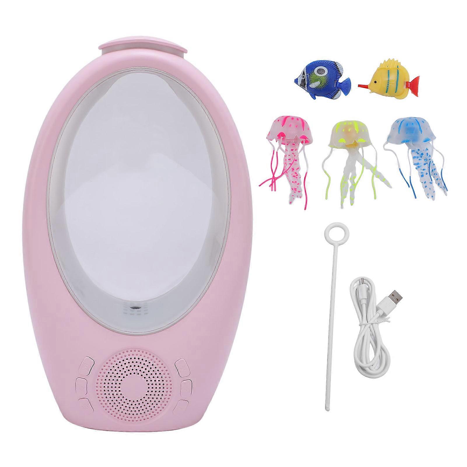 RGB Table Lamp Wireless Multifunctional BT Speaker White Noise Player for Home Dorm Study