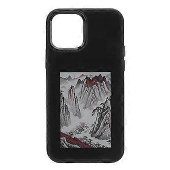 Ink Screen 3 Color APP Custom NFC Projection Phone Case with Aluminum Alloy Lens Frame for 12 12 Pro