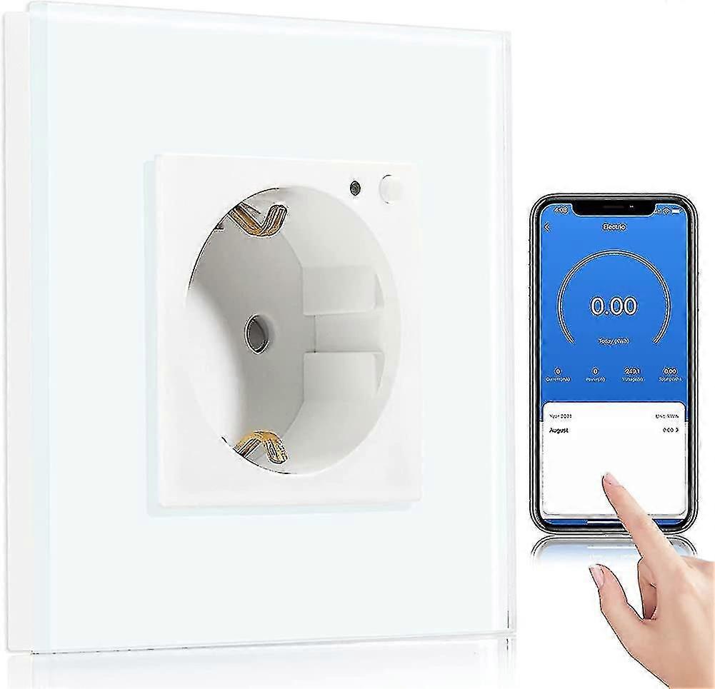 Wifi Smart Socket, Works With Amazon Alexa, Google Home, Timing Function And App