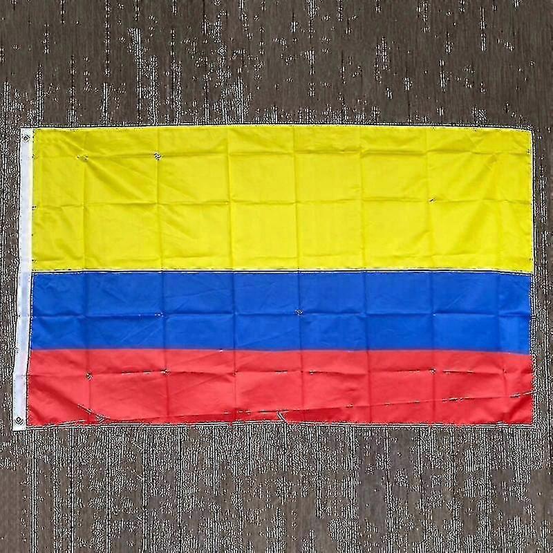 Official Colombian Polyester Flag 3ft x 5ft - Ideal for Events & Decor