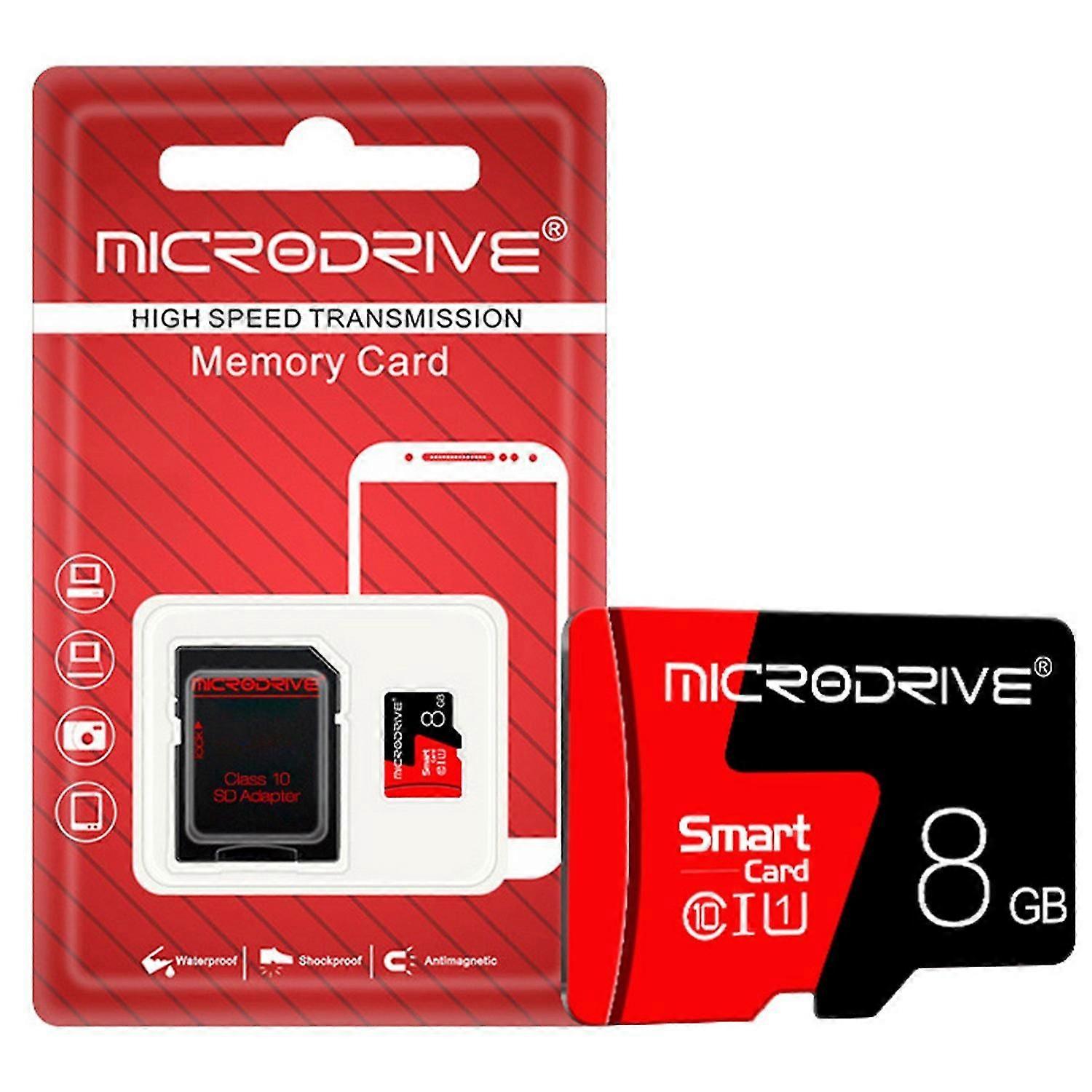 Microdrive 8gb Class 10 Tf Card Mobile Phone Tablet Camera Memory Card
