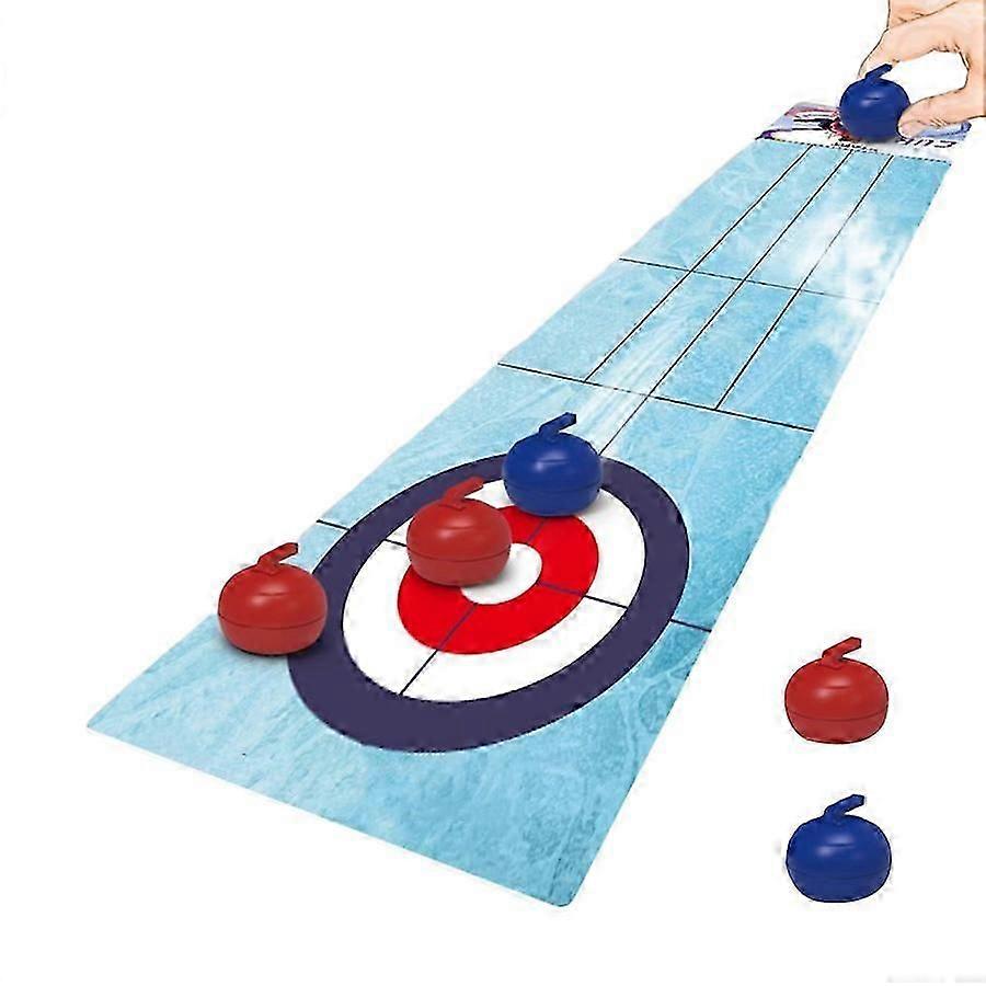 Improve Hand-Eye Coordination with Tabletop Curling & Bowling